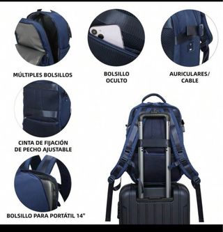 Mochila de cabina de avion 40x20x25cm (20L)