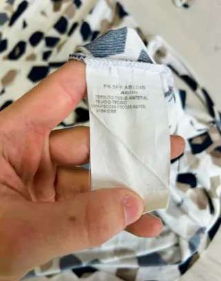 Vestito donna fantasia maculata