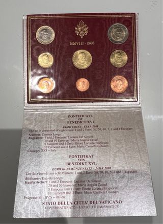 Serie divisionale euro Vaticano 2008