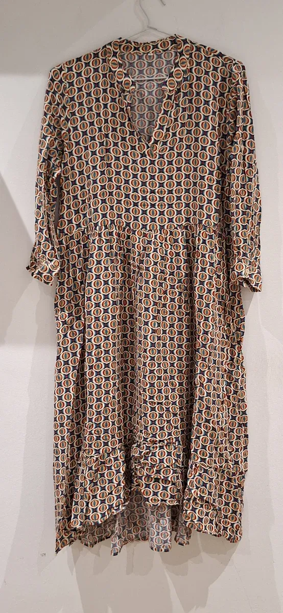 Vestido midi estampado