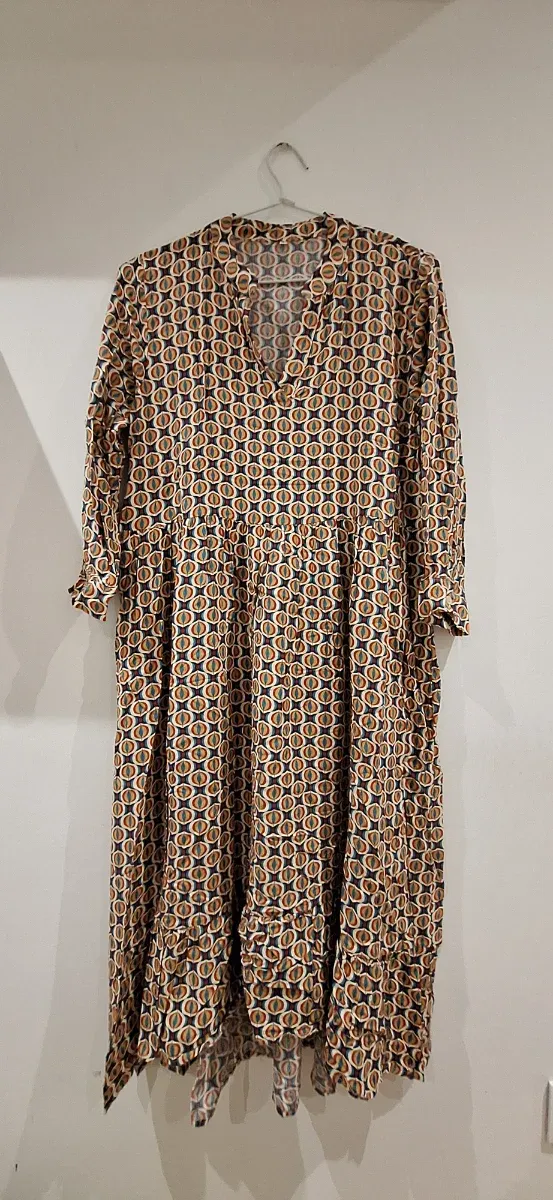 Vestido midi estampado