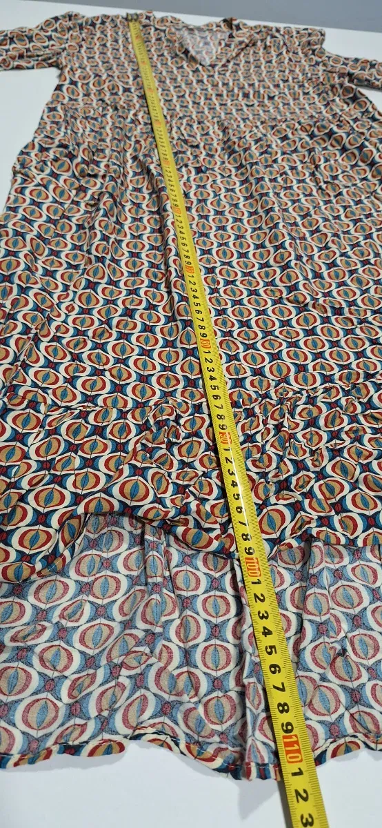 Vestido midi estampado