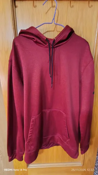 Sudadera Reebok Roja con Capucha