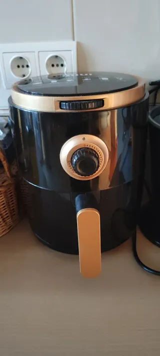 Freidora de Aire Xiaomi Negra y Dorada