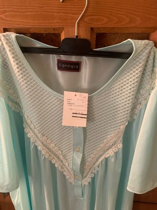 Camisón Egregia Talla Única Azul