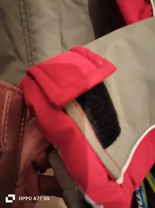 Chaqueta niña Sky verde y roja