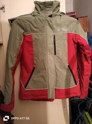 Chaqueta niña Sky verde y roja