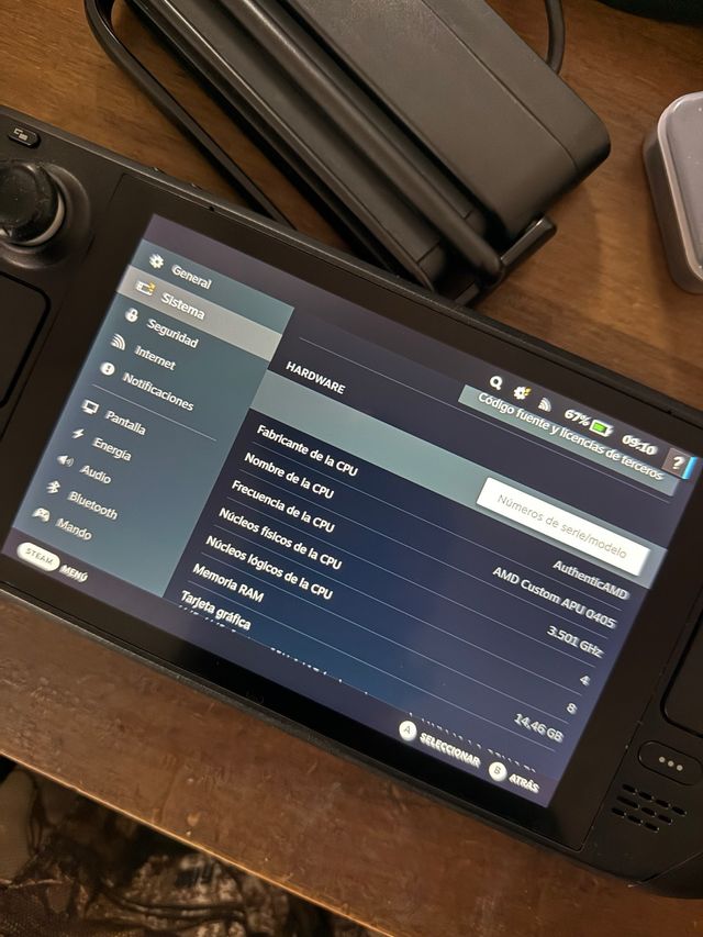 Steam Deck 512GB con funda y hub