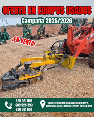 Equipo Completo Vibrador Olivo Kubota