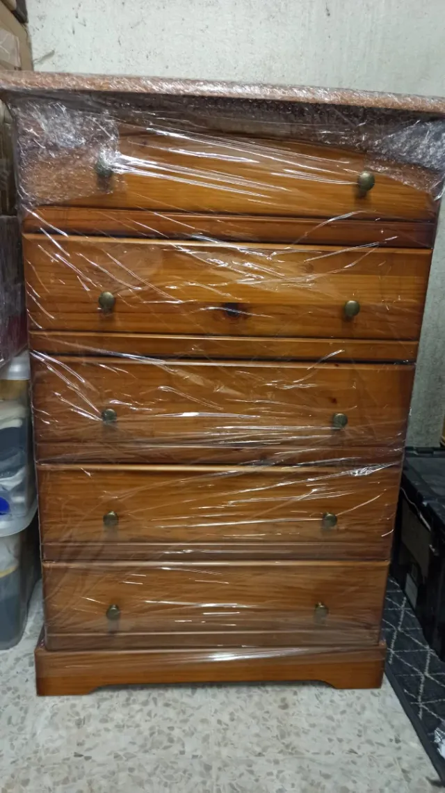 Sinfonier y 2 mesitas de noche madera