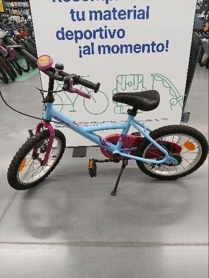 Btwin Niña Rosa Azul