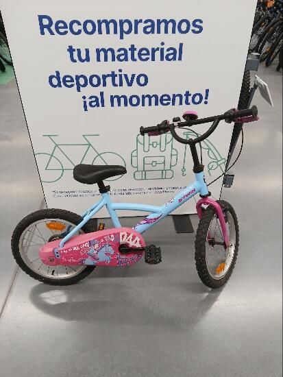Btwin Niña Rosa Azul