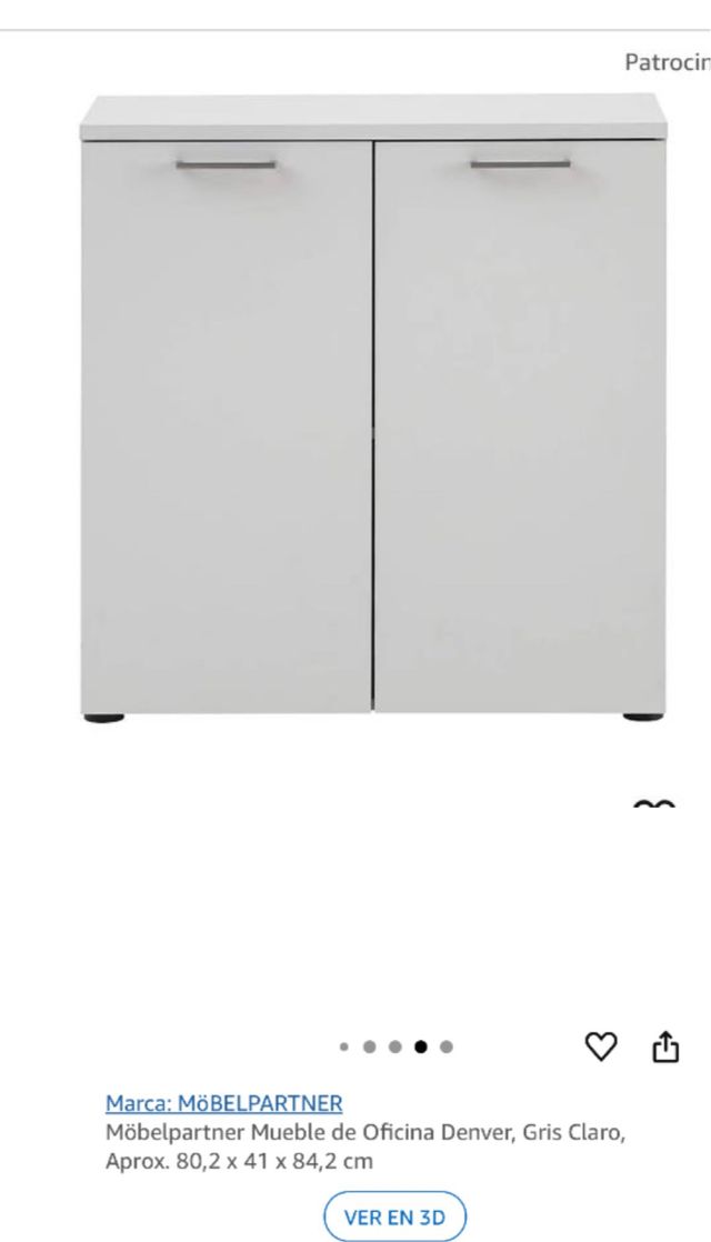 Mueble de oficina Möbelpartner gris