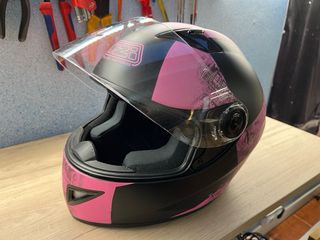 Casco Moto Integral Chica Talla S , usado 2 veces
