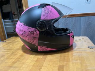 Casco Moto Integral Chica Talla S , usado 2 veces