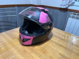 Casco Moto Integral Chica Talla S , usado 2 veces