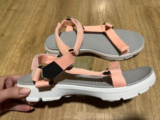 Sandalias deportivas Riemot mujer gris/rosa
