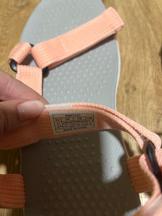 Sandalias deportivas Riemot mujer gris/rosa
