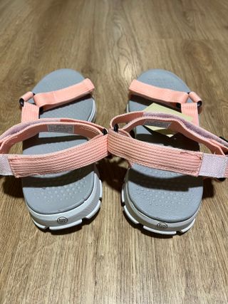 Sandalias deportivas Riemot mujer gris/rosa