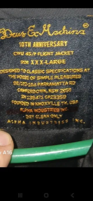 Chaqueta Alpha Industries Negra