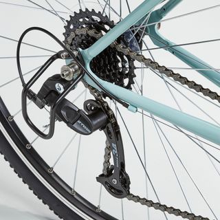 Bicicleta de trekking cuadro bajo monoplato 8V Riverside