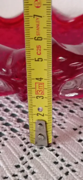 Centrotavola/Posacenere Vetro Murano Rosso