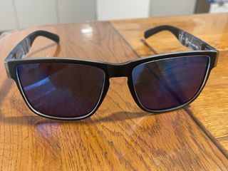 Gafas de sol hombre negras y plateadas