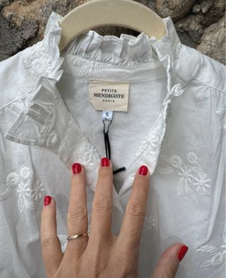 Camisa Petite Mendigote Blanca Talla S