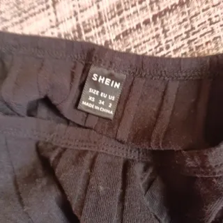 Vestido negro Shein talla XS