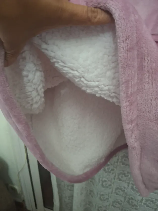 Cappotto invernale rosa taglia unica