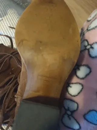 Botines de Piel con Flecos Todo piel