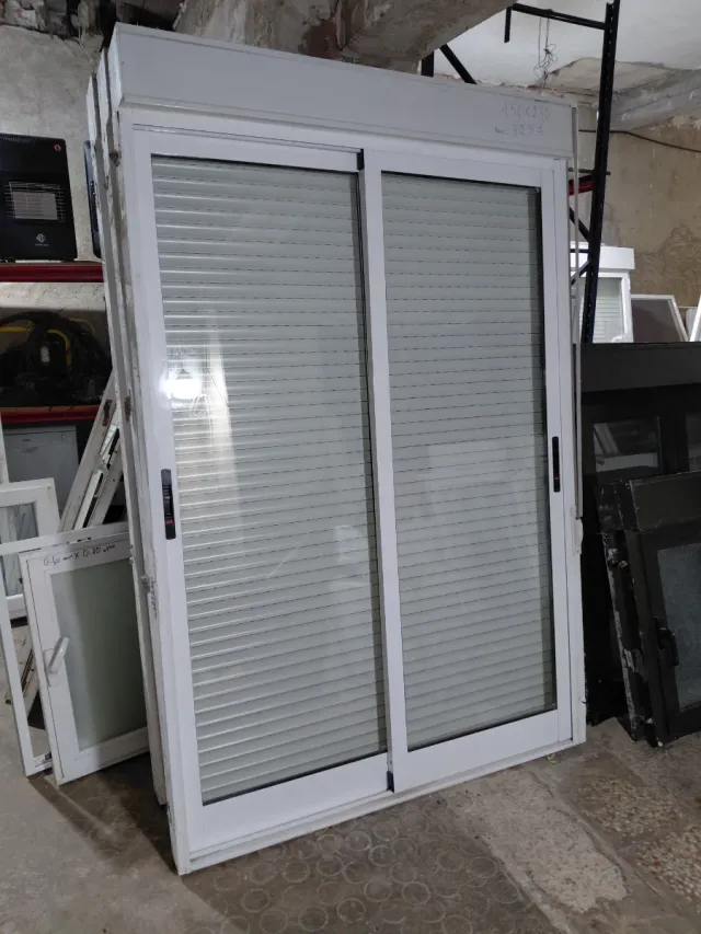 4 balconeras de aluminio blanco 150x230