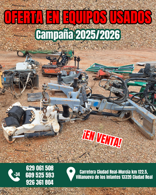 Vibrador Olivo frontal para minicargadora