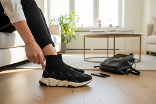 Balenciaga Speed Sneakers Beige/Nero