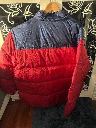 Plumifero Boomerang Hombre Azul/Rojo