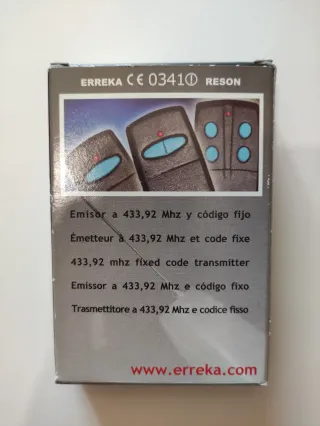 Mando garaje Erreka Reson