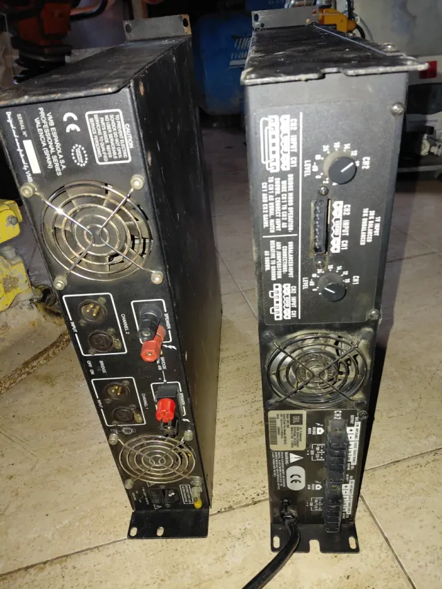 Amplificadores JBL MPC200T y SA-1500