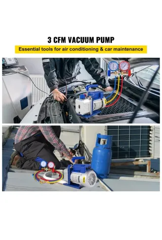 Bomba de Vacío VEVOR 1 etapa