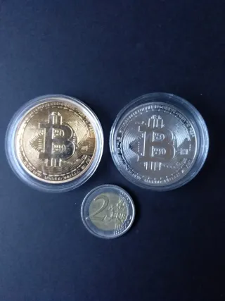 2x1 Monedas Bitcoin. SC