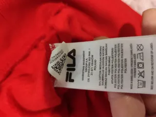 Sudadera Fila Roja Hombre