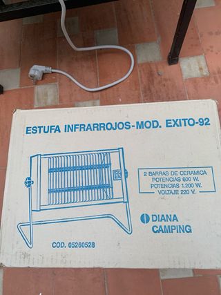 Estufa de 2 resistencias CERAMICA nueva