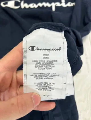 Maglia Champion uomo blu/grigia taglia L