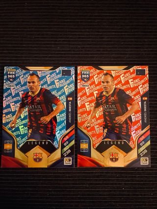 Cromos Iniesta Adrenalyn FIFA 365