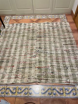 Tappeto di Cotone Multicolore