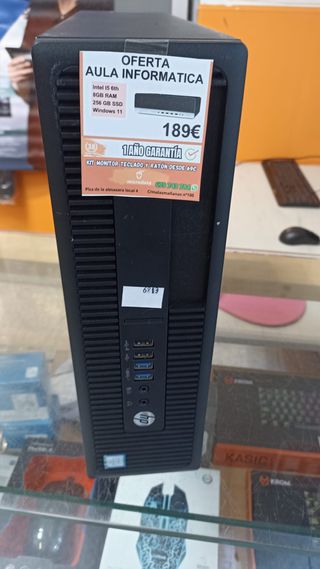 Ordenador HP Intel i5 6th 8GB RAM 256GB SSD