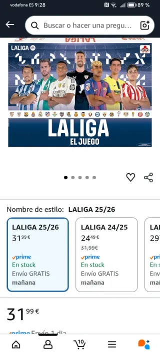 Juego La Liga 25/26