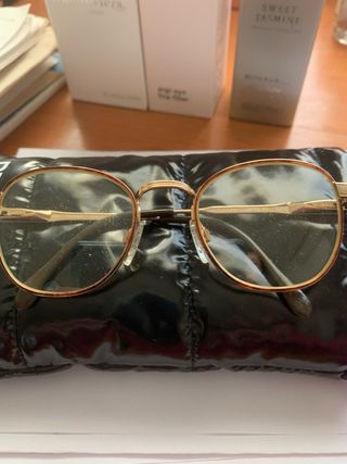 Gafas niño montura dorada