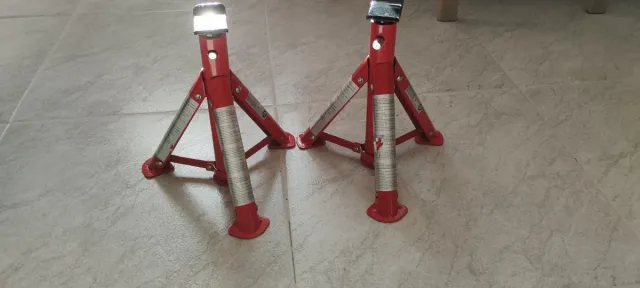 Caballetes de coche rojos (2 unidades)