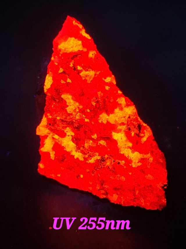 Dolomita Calcita Langban Svezia Mineral Fluorescente