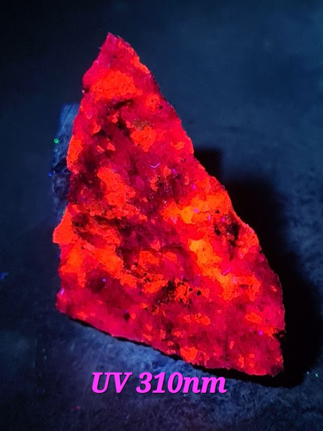 Dolomita Calcita Langban Svezia Mineral Fluorescente